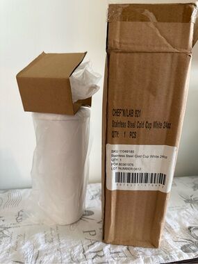 Starbucks White Stainless Steel Cold Cup - 24oz